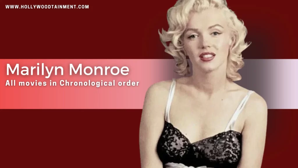 Marilyn Monroe Movies in order