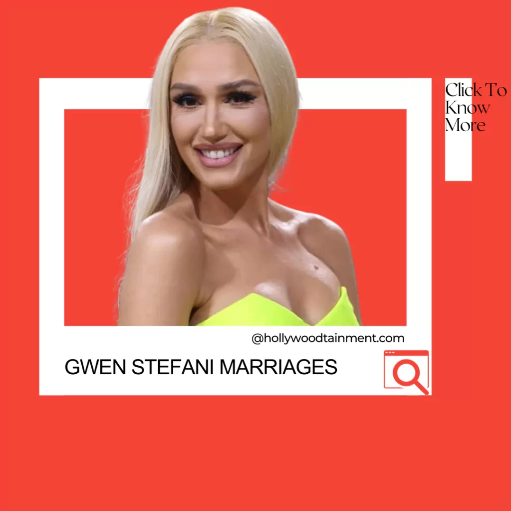 Gwen Stefani Marriages