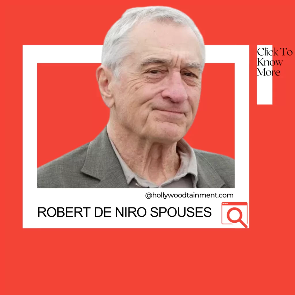 Robert De Niro Spouse